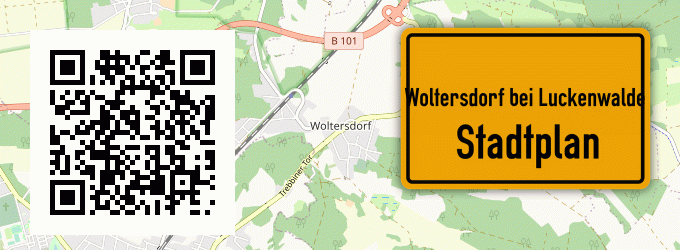 Stadtplan Woltersdorf bei Luckenwalde