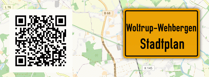 Stadtplan Woltrup-Wehbergen