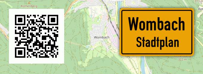 Stadtplan Wombach