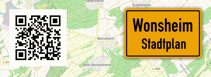 Stadtplan Wonsheim