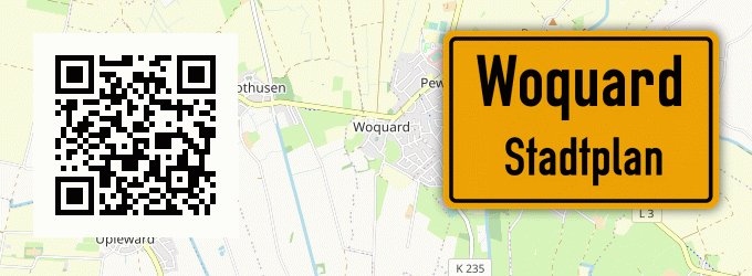 Stadtplan Woquard
