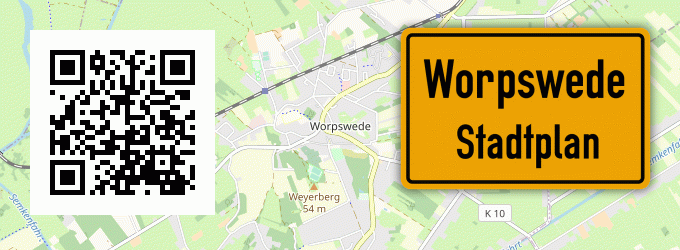 Stadtplan Worpswede