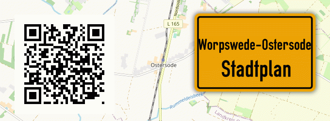 Stadtplan Worpswede-Ostersode
