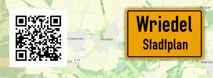 Stadtplan Wriedel