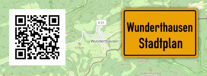 Stadtplan Wunderthausen
