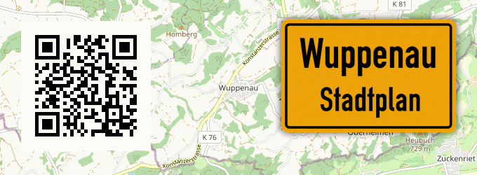 Stadtplan Wuppenau