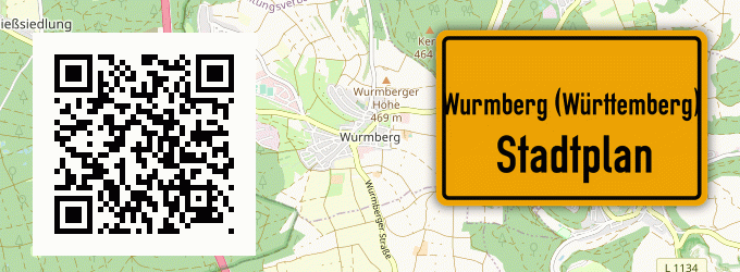 Stadtplan Wurmberg (Württemberg)