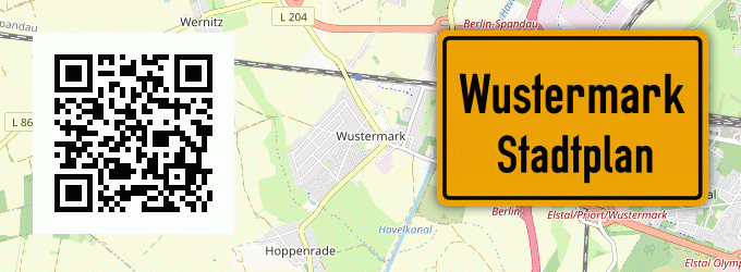 Stadtplan Wustermark