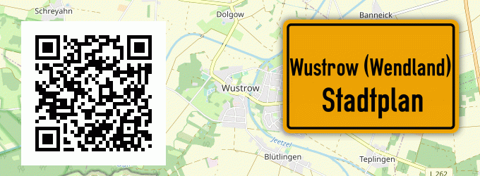 Stadtplan Wustrow (Wendland)