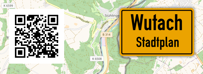 Stadtplan Wutach
