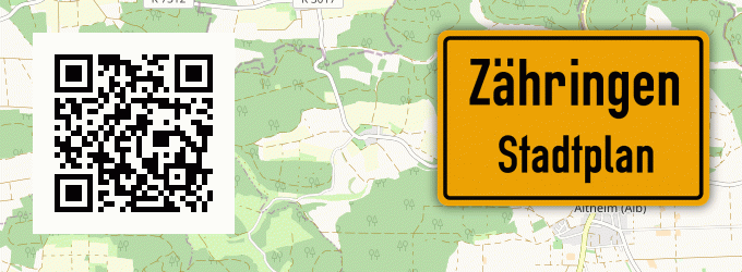 Stadtplan Zähringen