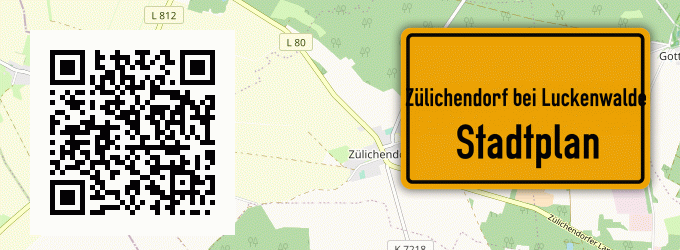 Stadtplan Zülichendorf bei Luckenwalde