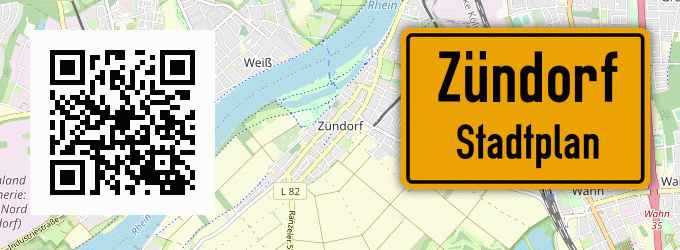 Stadtplan Zündorf