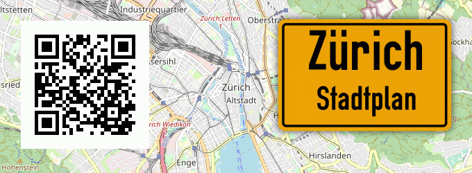 Stadtplan Zürich