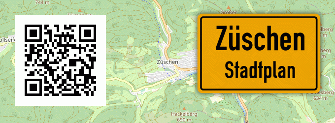 Stadtplan Züschen, Westfalen