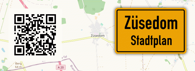 Stadtplan Züsedom