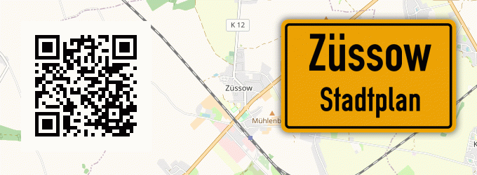 Stadtplan Züssow