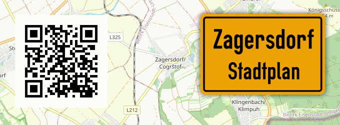 Stadtplan Zagersdorf