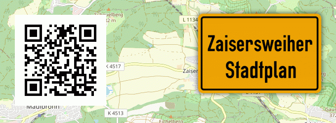 Stadtplan Zaisersweiher