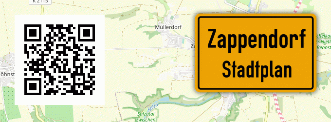 Stadtplan Zappendorf