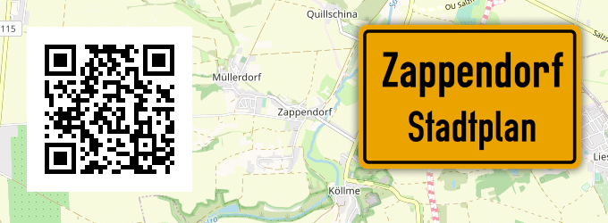 Stadtplan Zappendorf