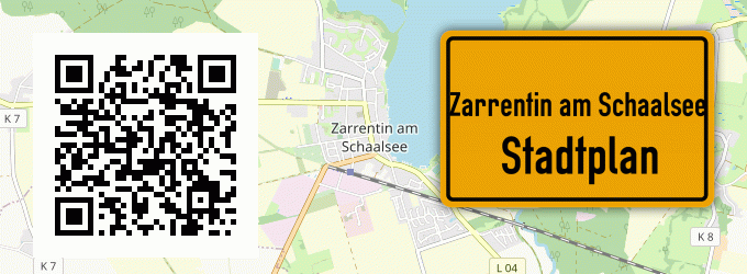 Stadtplan Zarrentin am Schaalsee