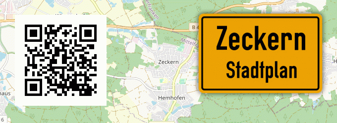 Stadtplan Zeckern