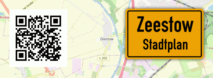 Stadtplan Zeestow