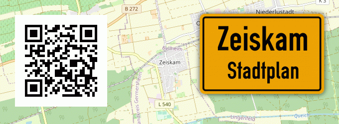 Stadtplan Zeiskam