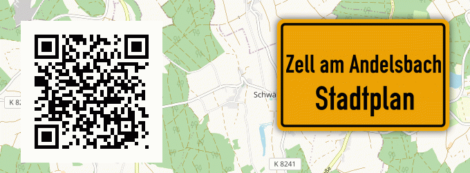 Stadtplan Zell am Andelsbach