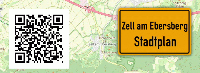 Stadtplan Zell am Ebersberg