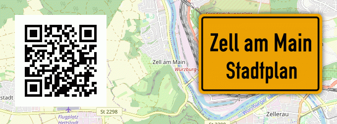 Stadtplan Zell am Main
