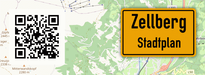Stadtplan Zellberg