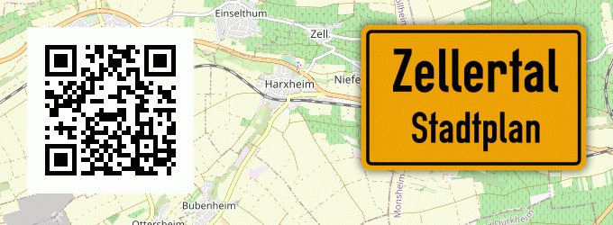 Stadtplan Zellertal, Pfalz