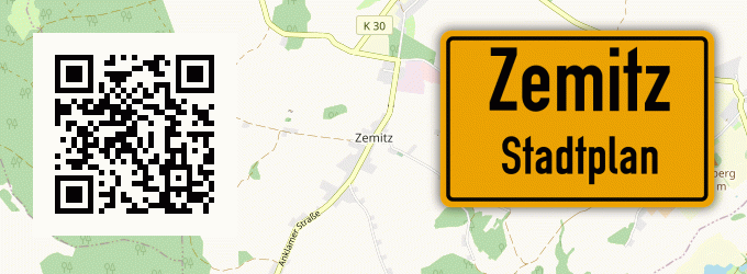 Stadtplan Zemitz