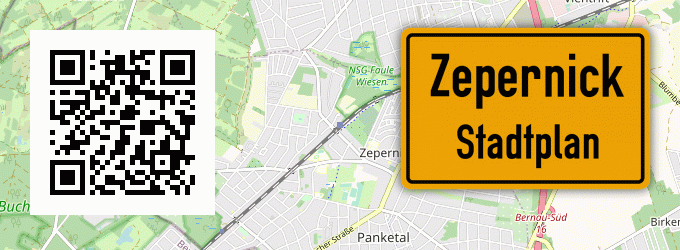 Stadtplan Zepernick