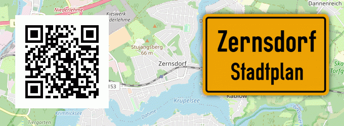 Stadtplan Zernsdorf