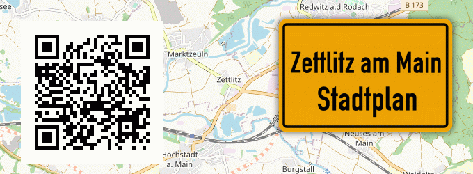 Stadtplan Zettlitz am Main