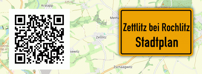 Stadtplan Zettlitz bei Rochlitz