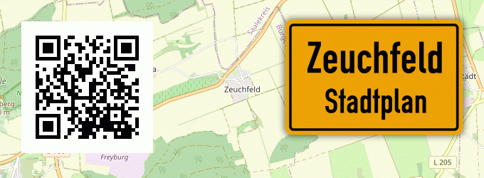 Stadtplan Zeuchfeld