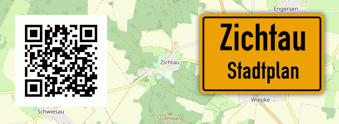 Stadtplan Zichtau