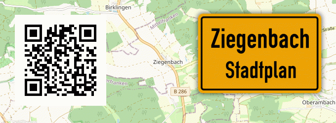 Stadtplan Ziegenbach