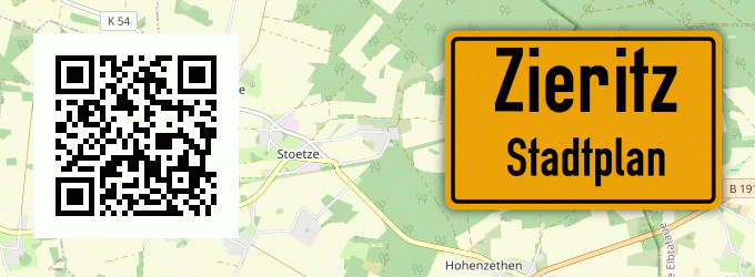 Stadtplan Zieritz
