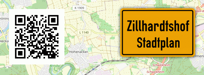 Stadtplan Zillhardtshof