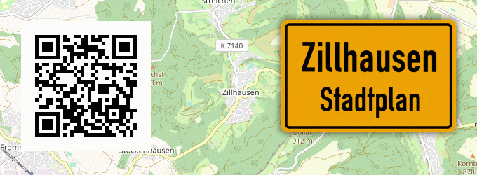 Stadtplan Zillhausen