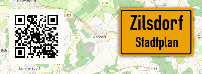 Stadtplan Zilsdorf, Eifel