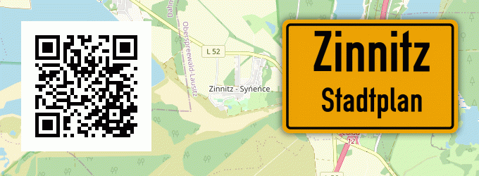 Stadtplan Zinnitz