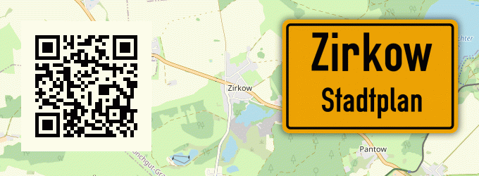 Stadtplan Zirkow