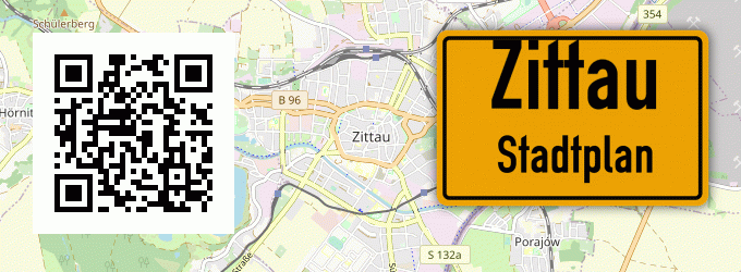 Stadtplan Zittau