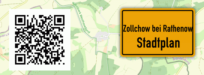 Stadtplan Zollchow bei Rathenow